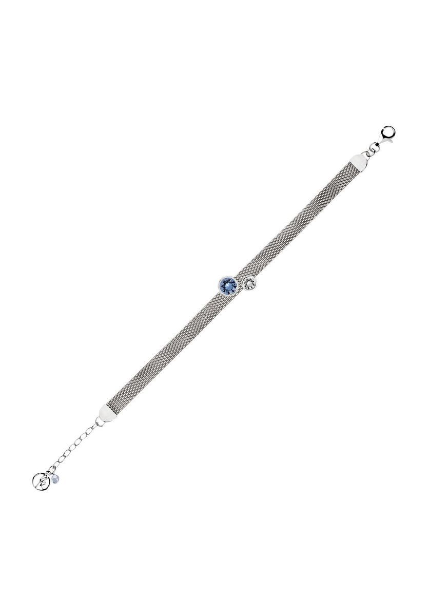 Elegantes Mesh-Armband mit Kristallen
