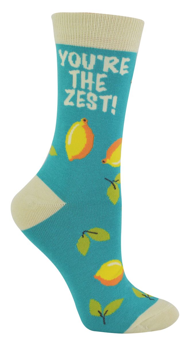 Lustige Zitronen Socken aus Bambus
