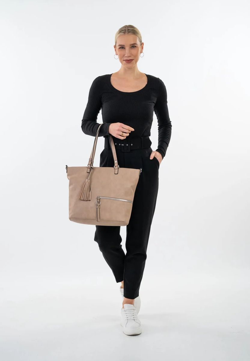 Lässiger Shopper in Leder-Optik