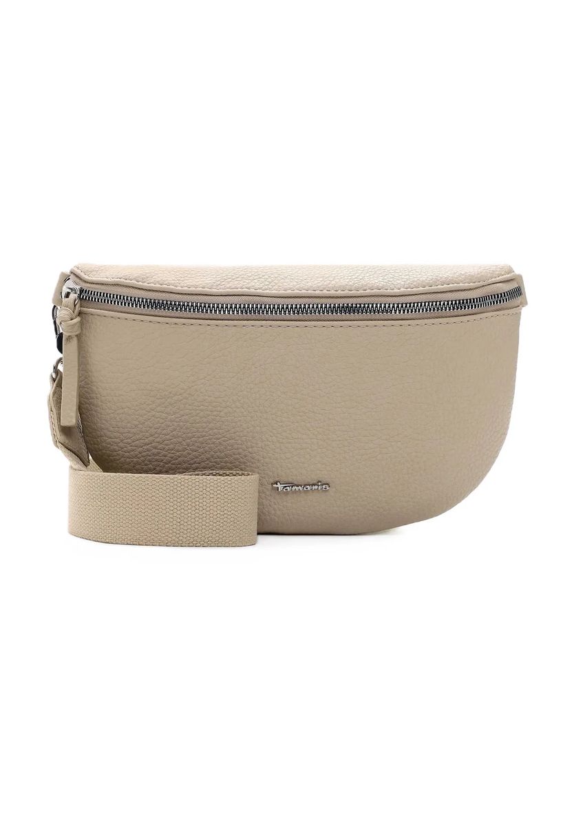 Genarbte Crossbody-Tasche in Leder-Optik