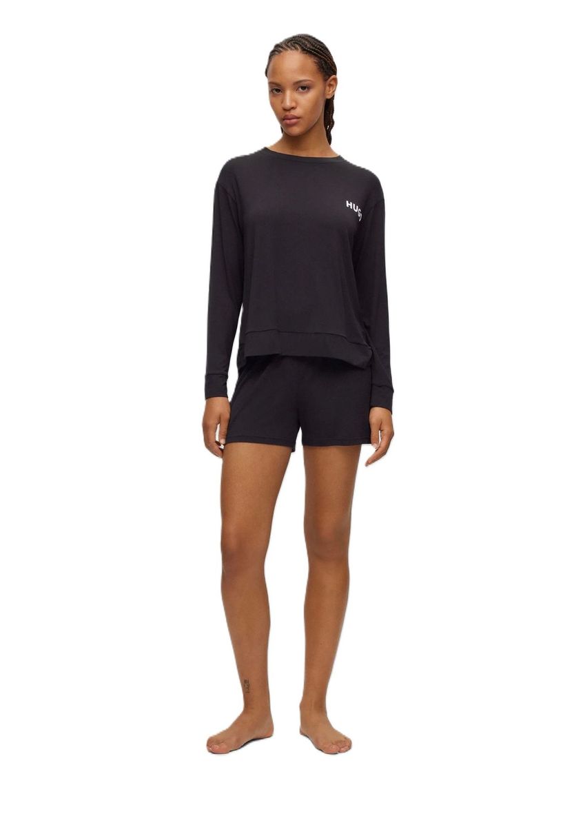 Lässiges Langarm-Loungewear-Oberteil