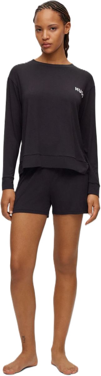 Lässiges Langarm-Loungewear-Oberteil