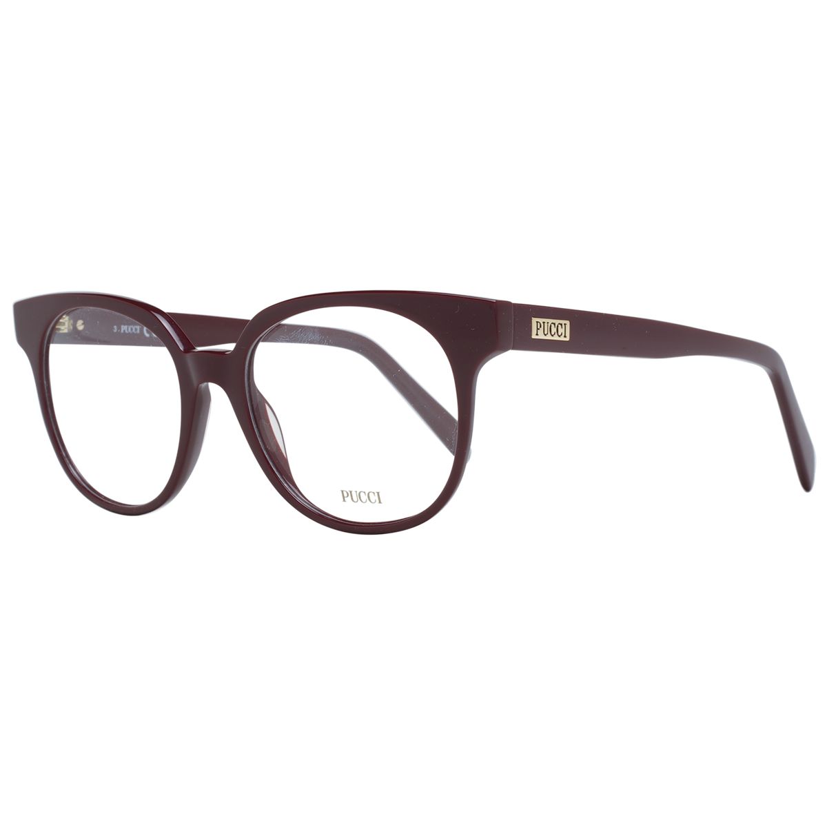 Elegante abgerundete Brille aus Acetat