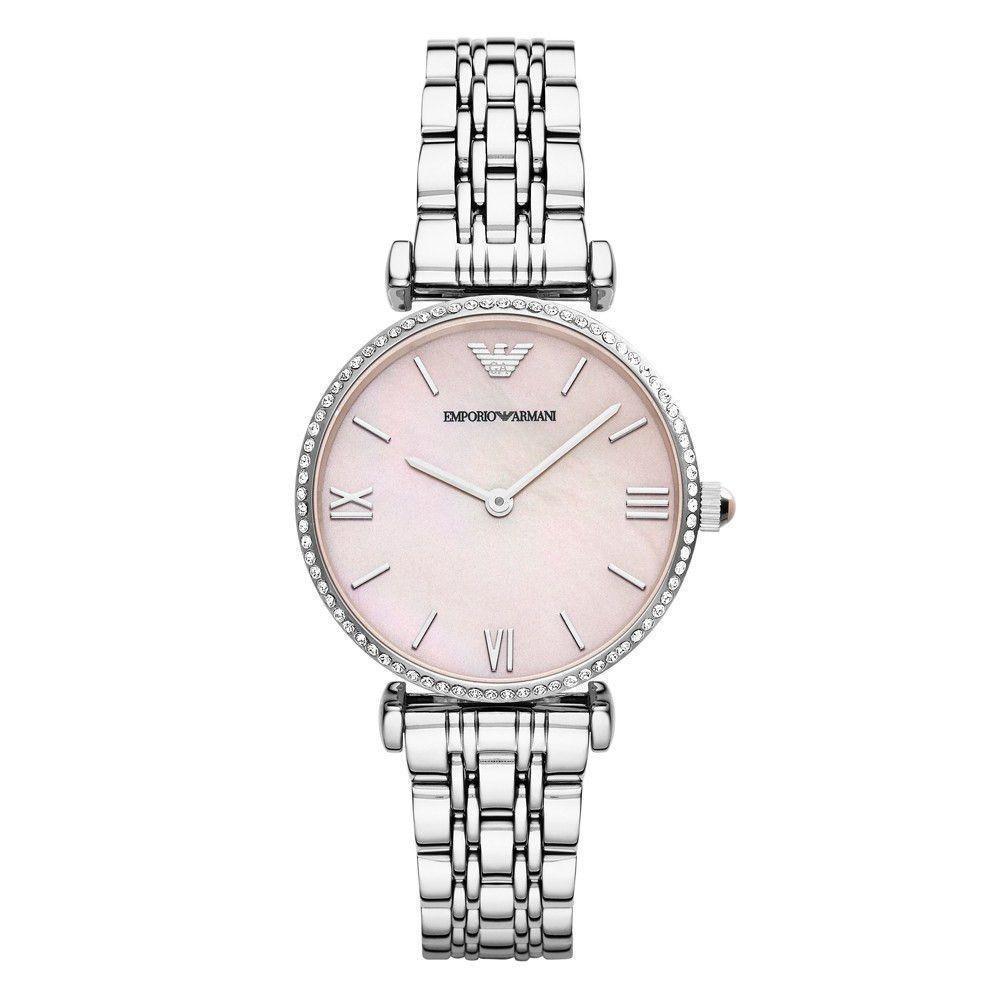 Elegante Klassische Armbanduhr mit Rosa Zifferblatt