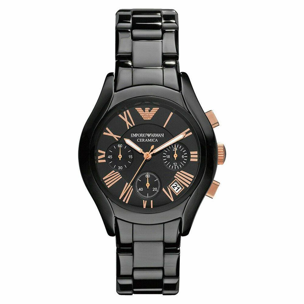 Elegante Keramik-Chronograph-Armbanduhr