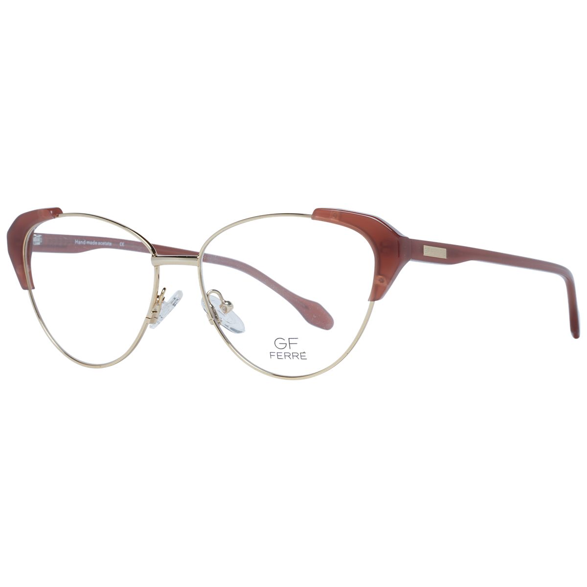 Cat-Eye Brillenfassung im Materialmix