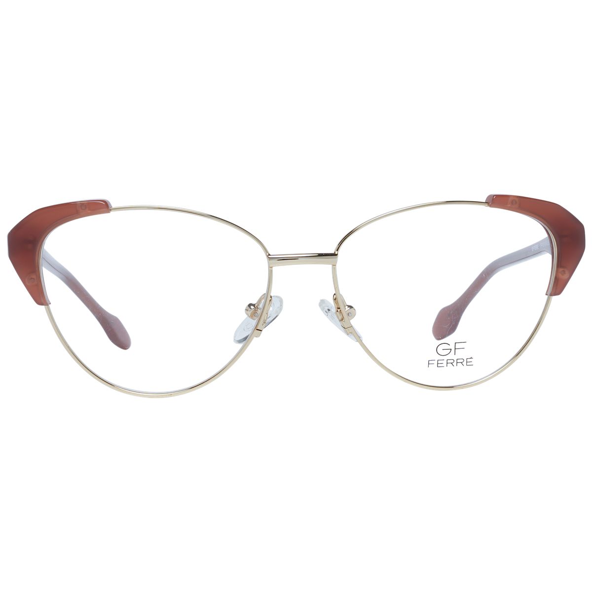 Cat-Eye Brillenfassung im Materialmix