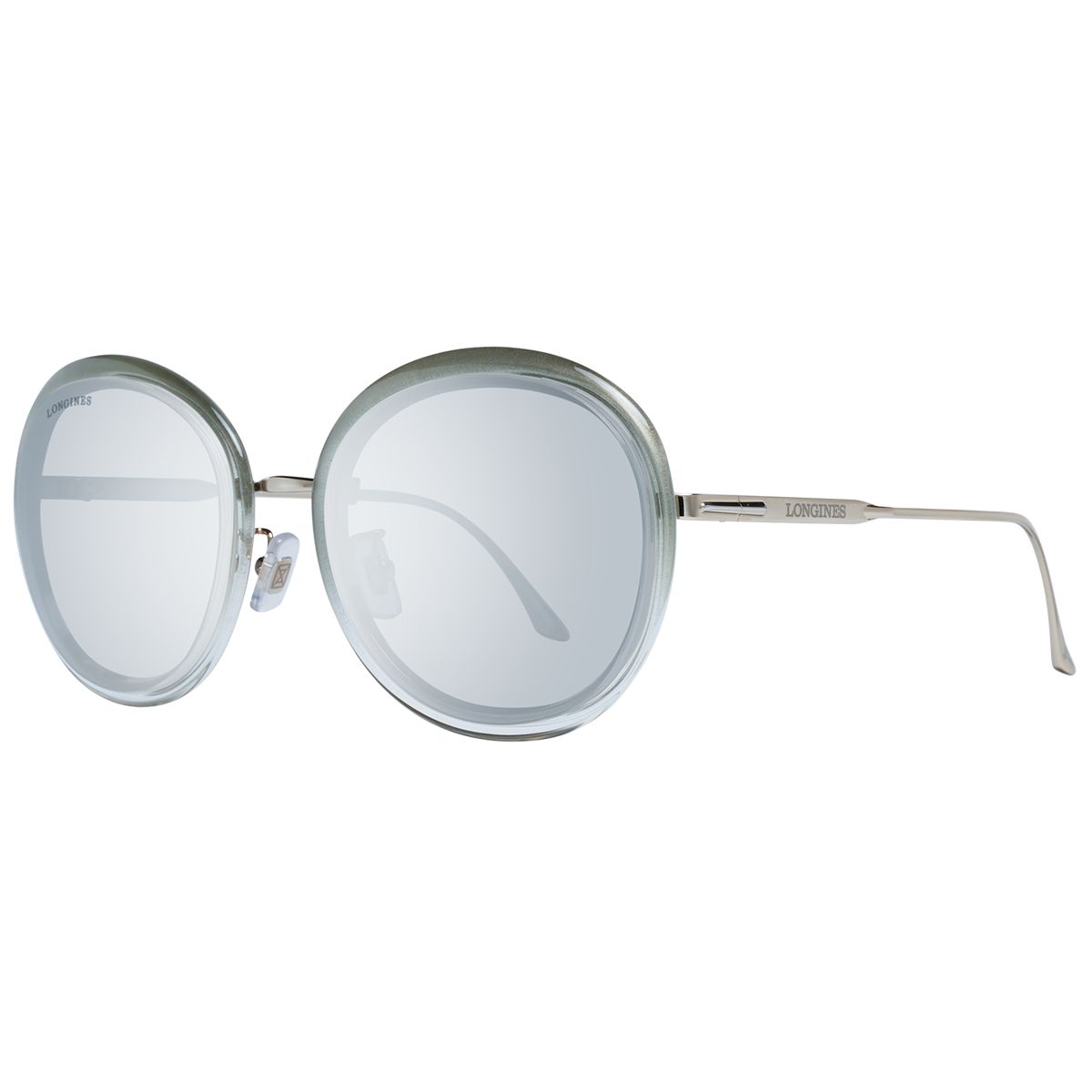 Übergroße Runde Verspiegelte Sonnenbrille
