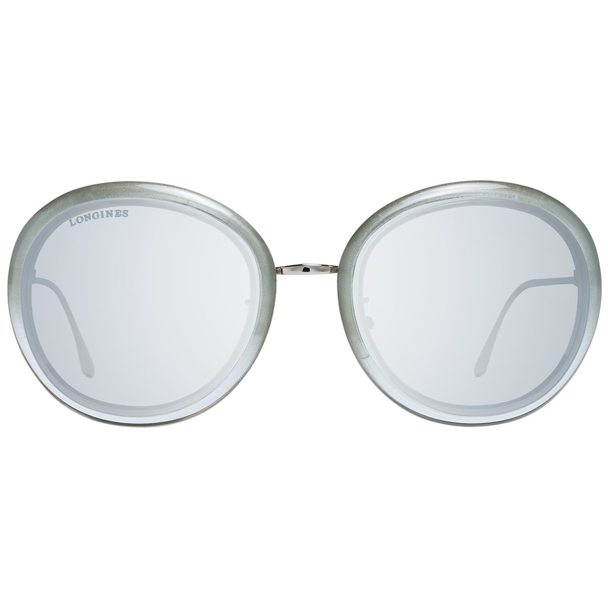 Übergroße Runde Verspiegelte Sonnenbrille
