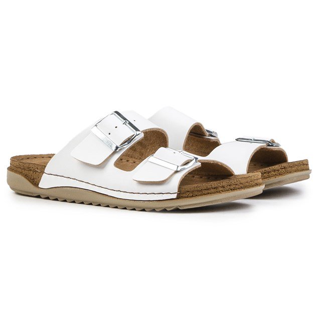 Sandalen mit Doppelriemen und Schnallen