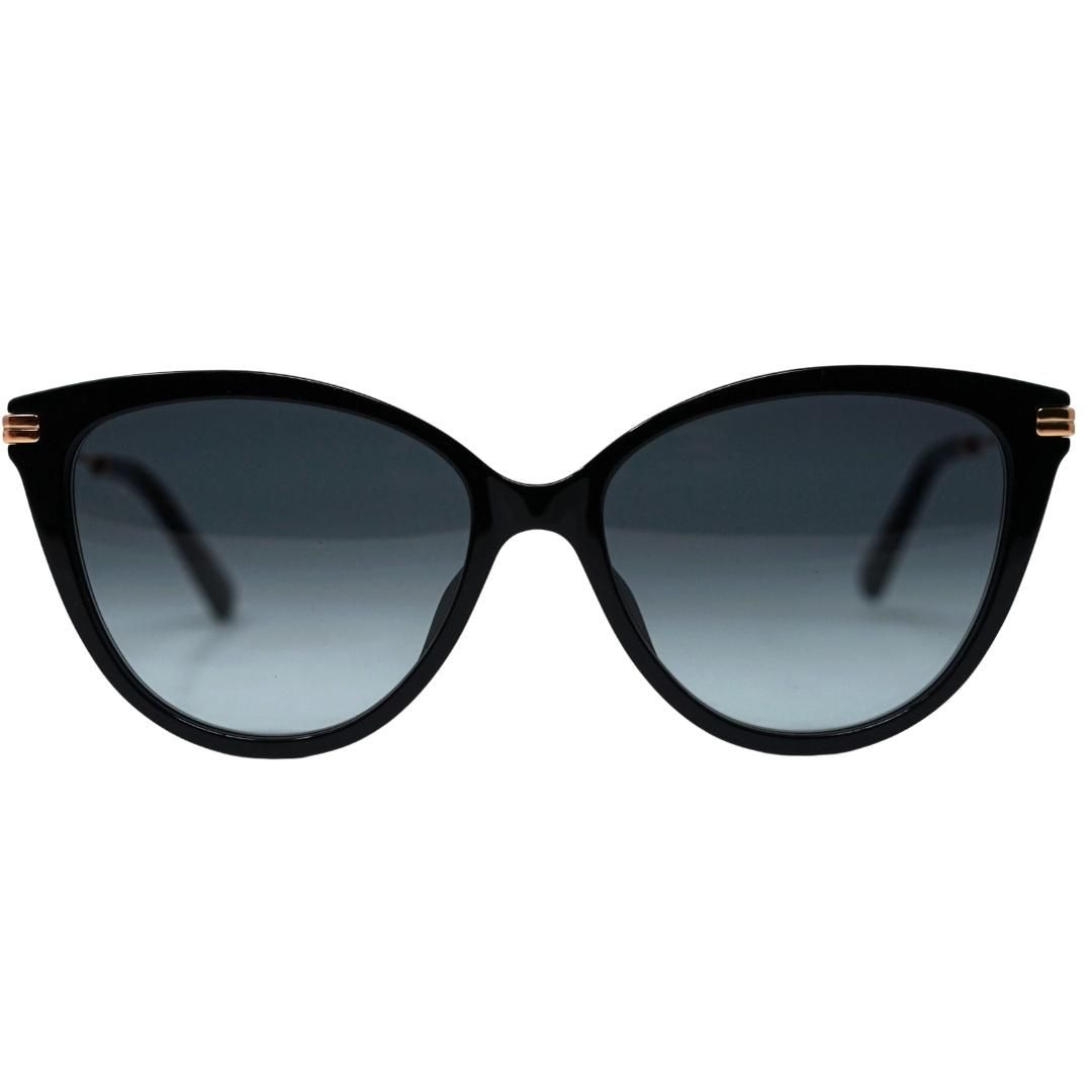 Elegante Cat-Eye-Sonnenbrille mit Metallbügeln