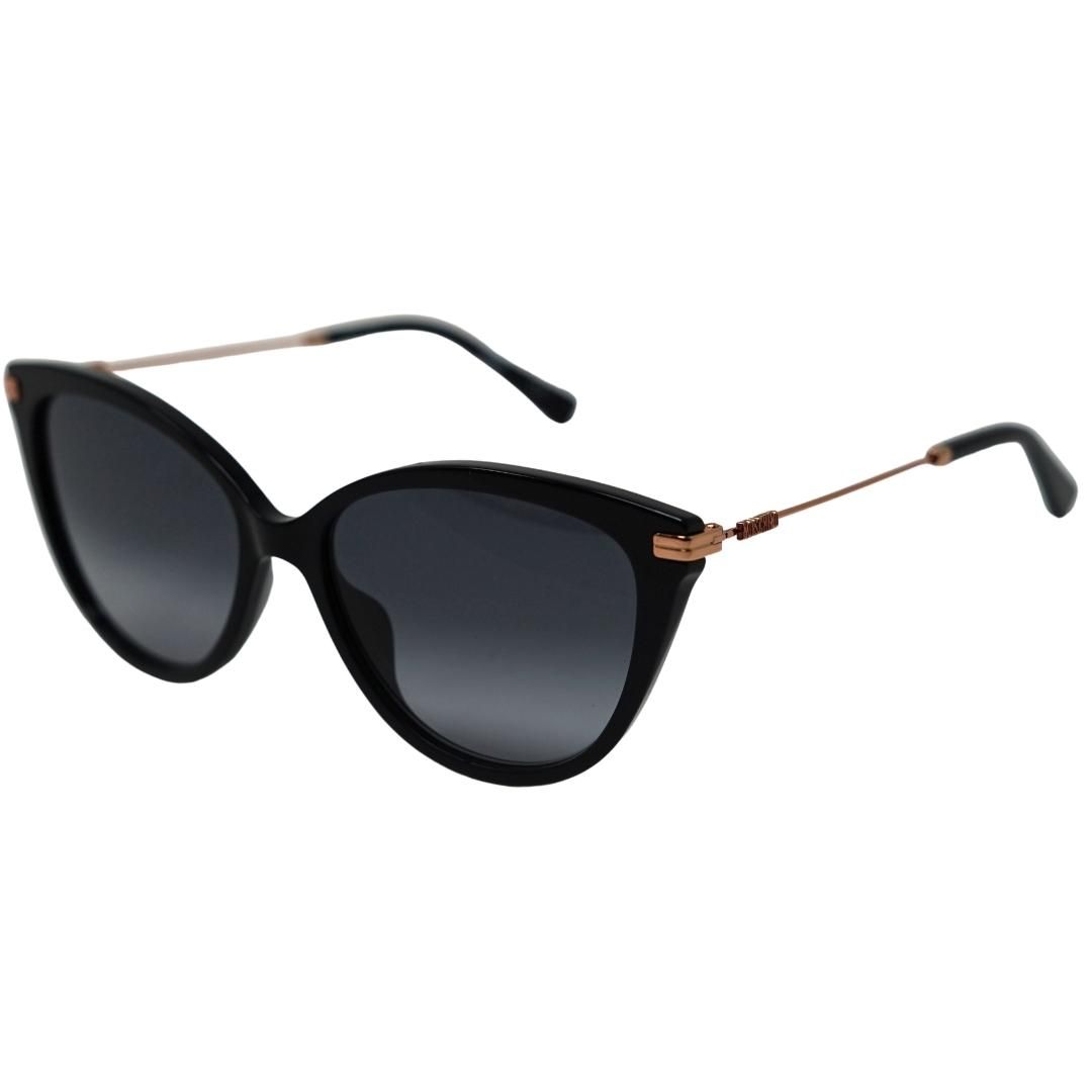 Elegante Cat-Eye-Sonnenbrille mit Metallbügeln