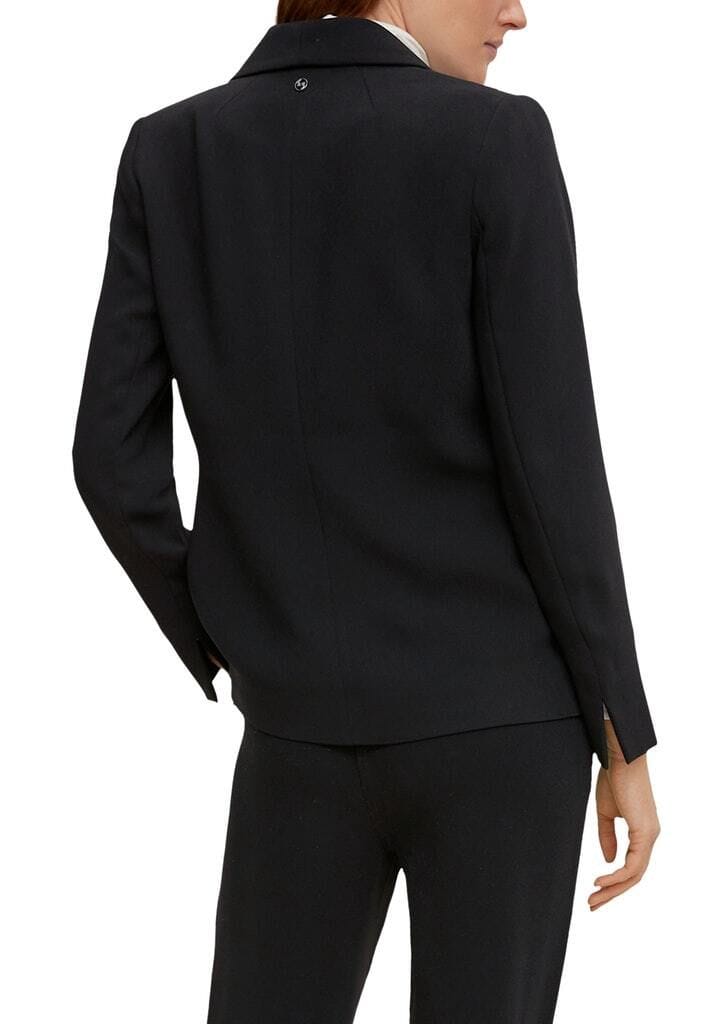 Klassischer Strukturierter Twill-Blazer
