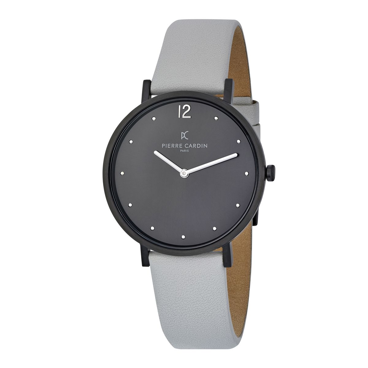 Minimalistische Analoguhr mit Lederarmband