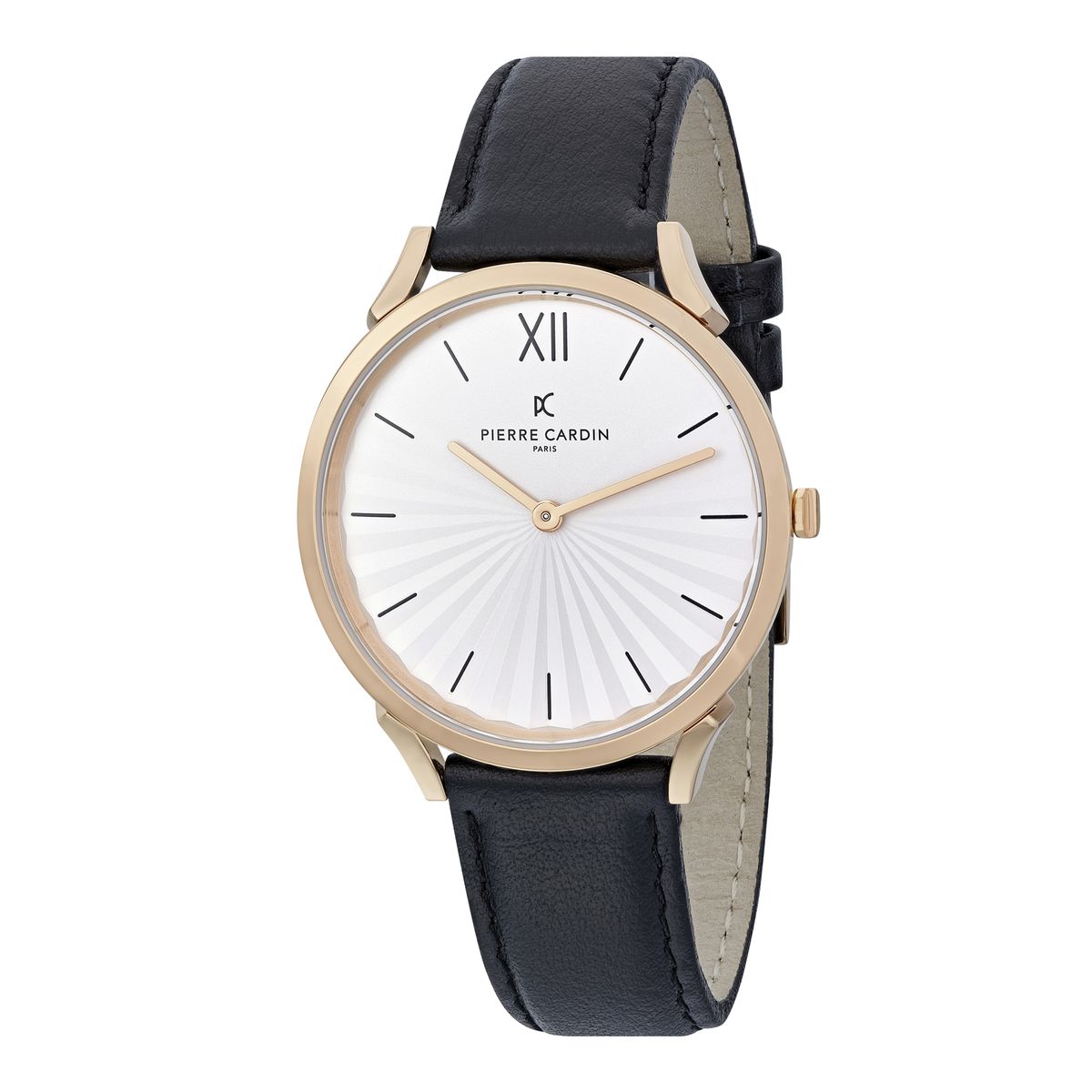 Elegante Uhr mit Plissee-Zifferblatt