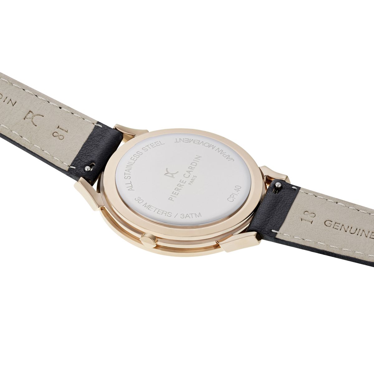 Elegante Uhr mit Plissee-Zifferblatt
