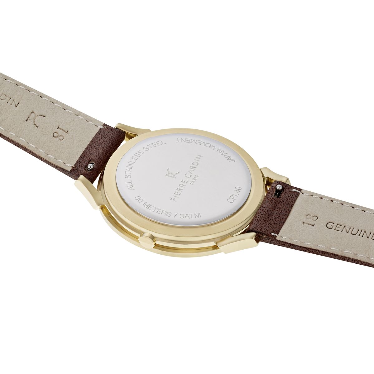 Minimalistische Armbanduhr mit Lederband