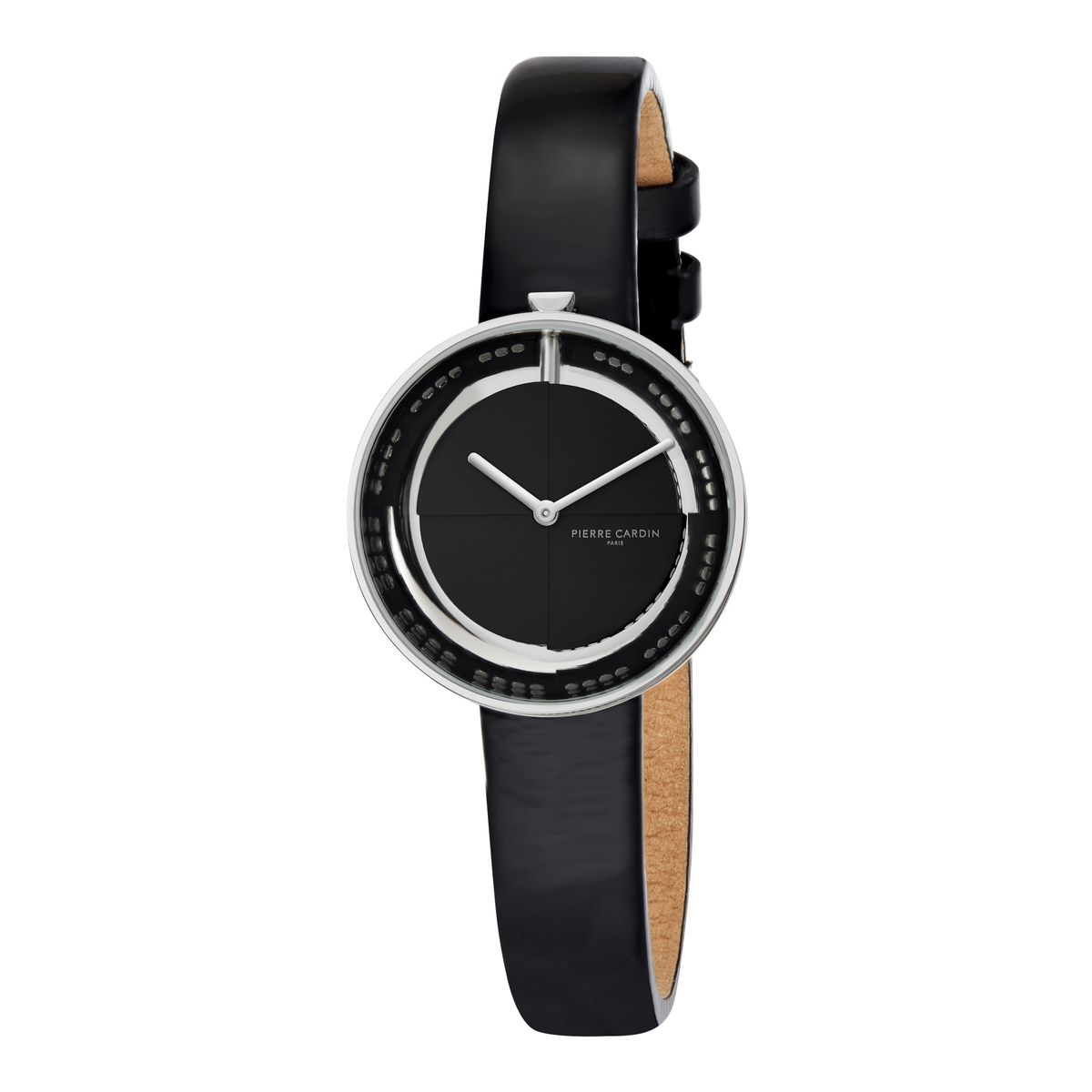 Elegante minimalistische Analog-Lederuhr