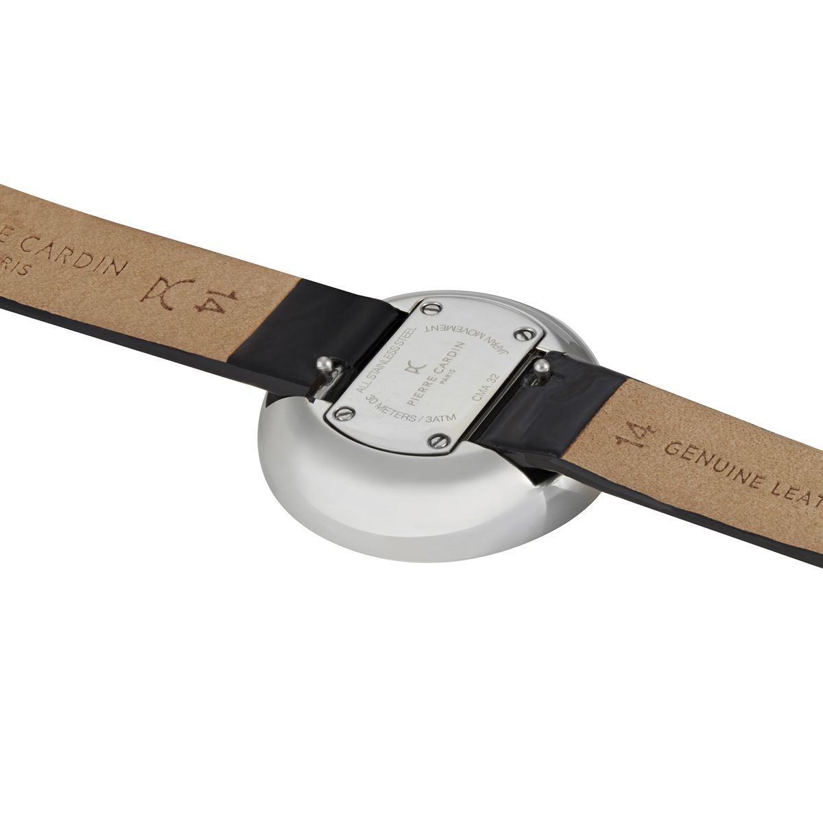 Elegante minimalistische Analog-Lederuhr