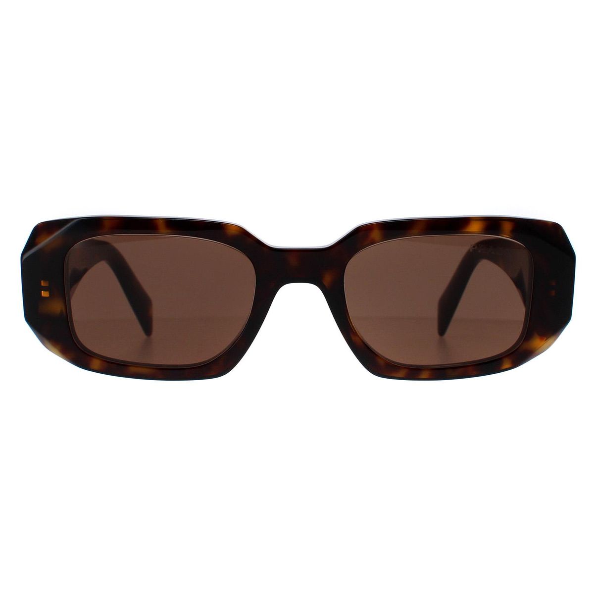 Klobige Geometrische Rechteckige Sonnenbrille