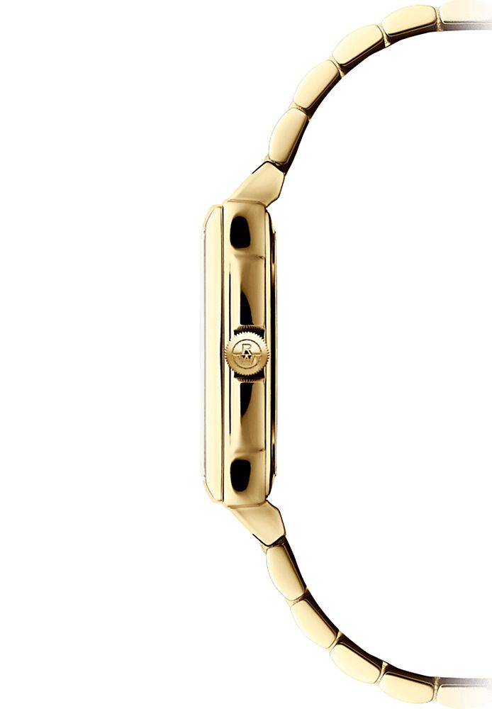 Elegante rechteckige Uhr mit römischen Ziffern