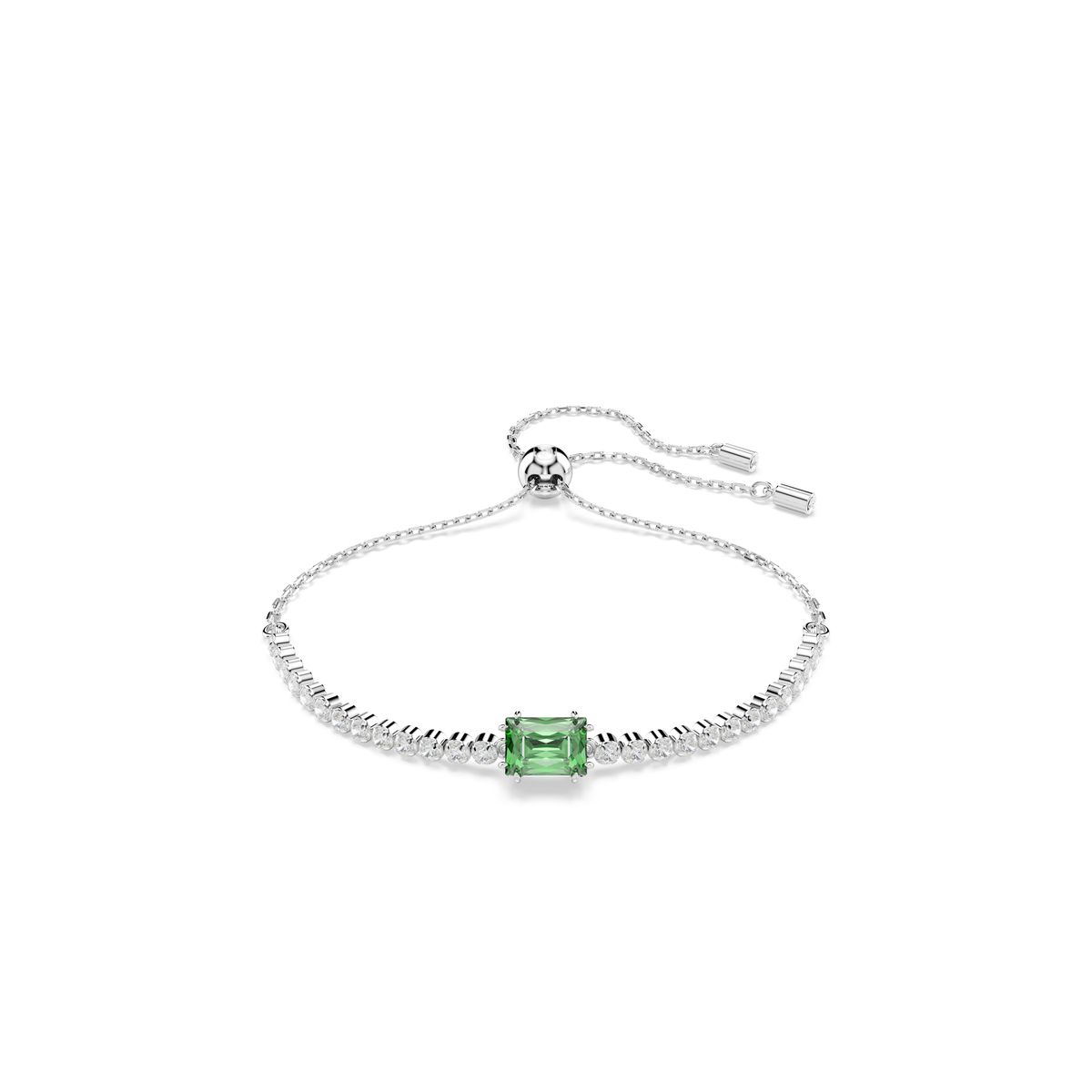 Matrix Armband mit Smaragdschliff-Kristall