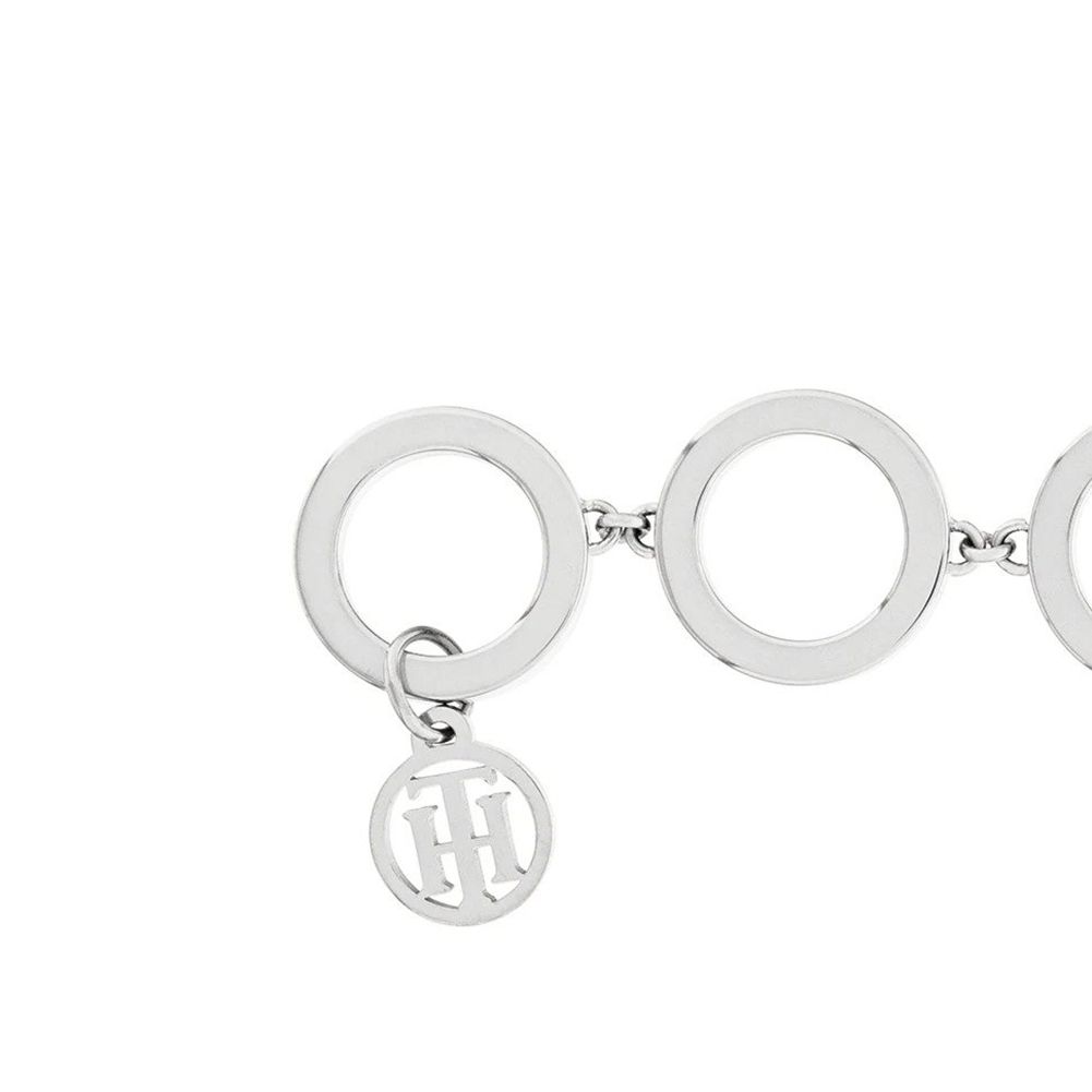Gliederarmband mit rundem Logo-Anhänger