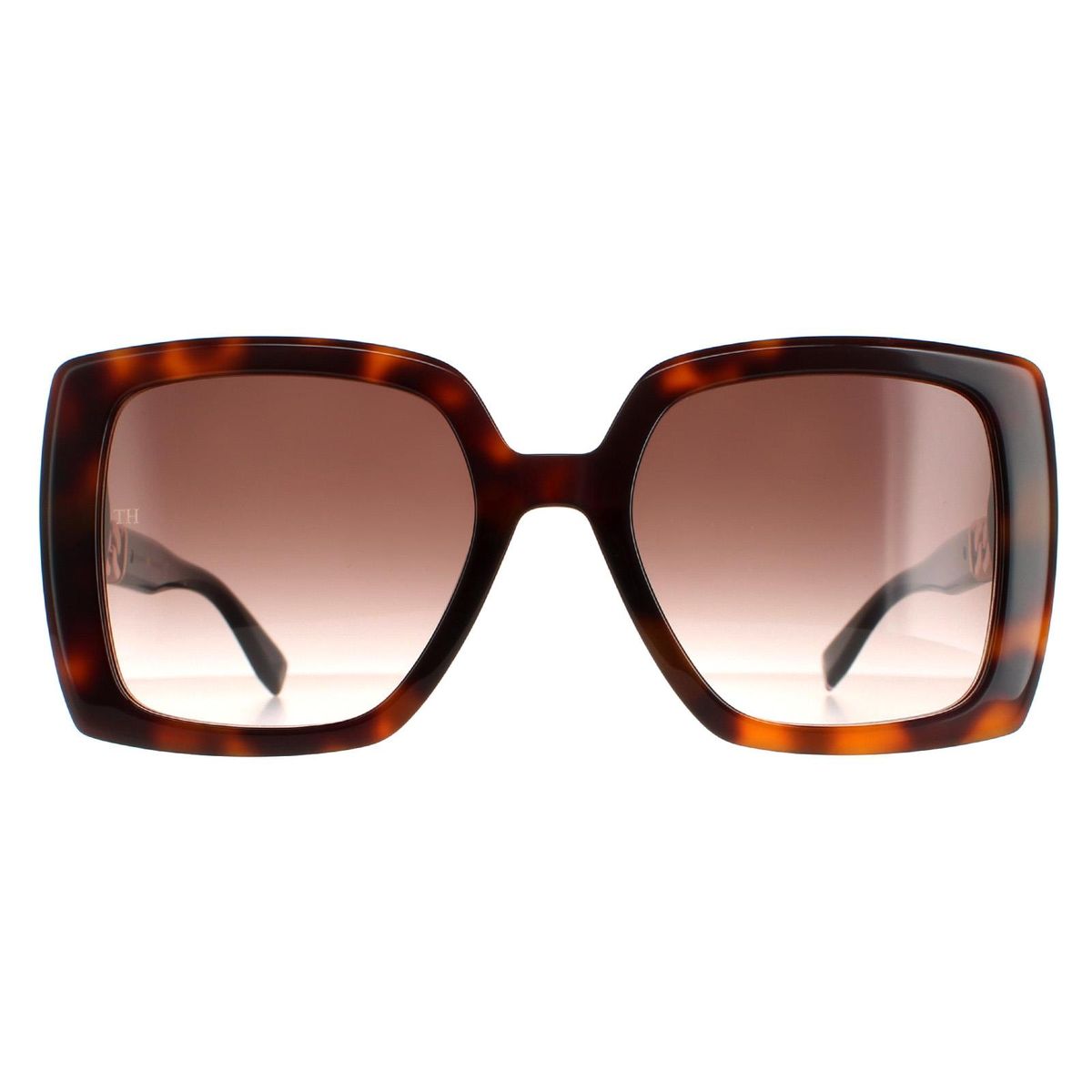 Übergroße Quadratische Sonnenbrille mit Kettendetail