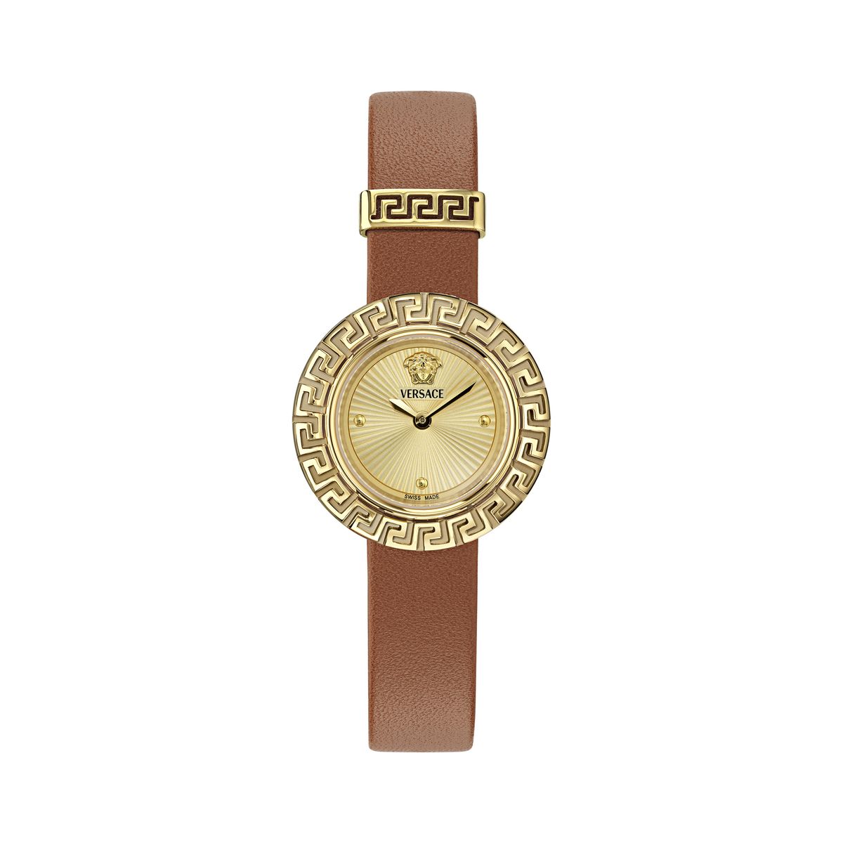 La Greca Analog-Lederarmbanduhr
