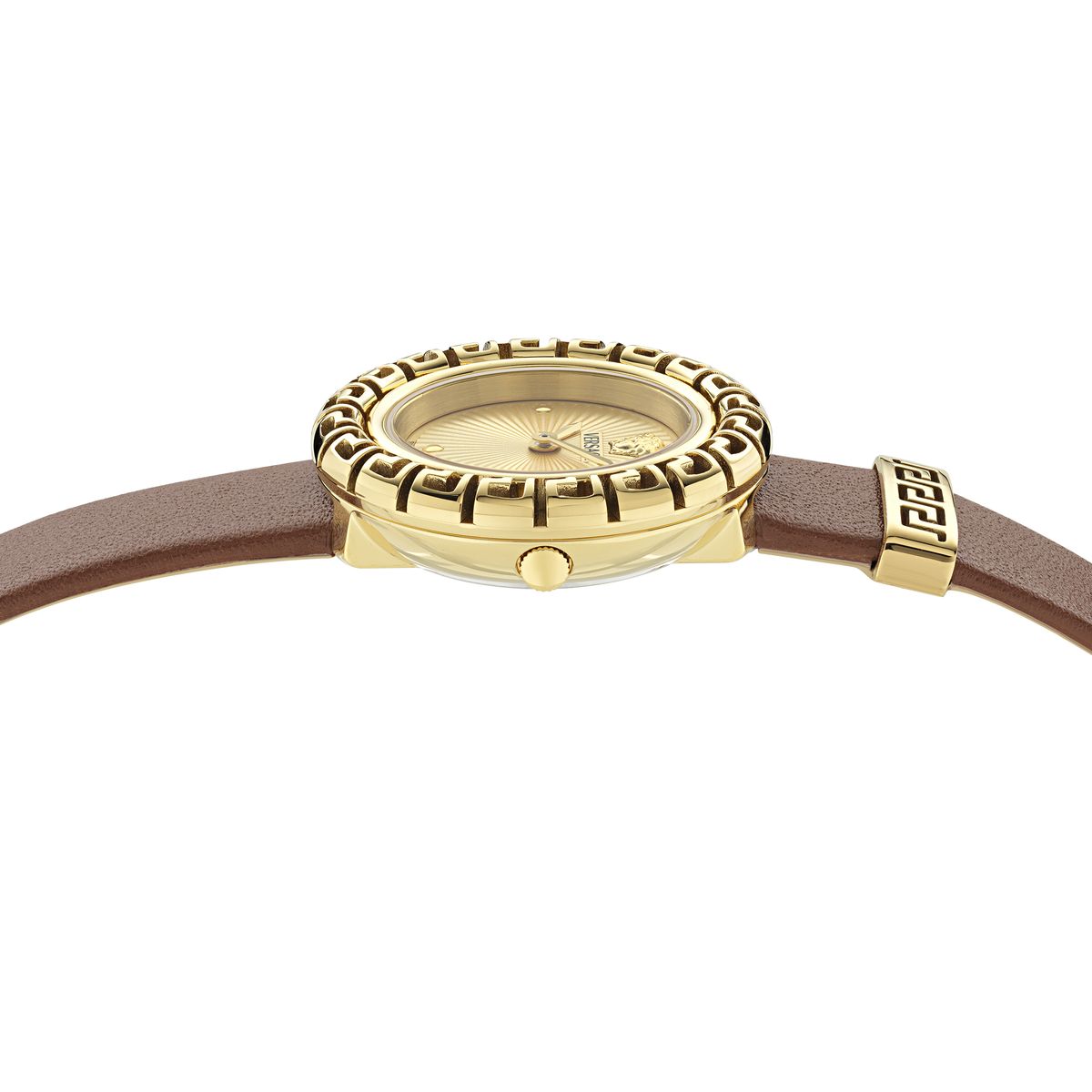La Greca Analog-Lederarmbanduhr