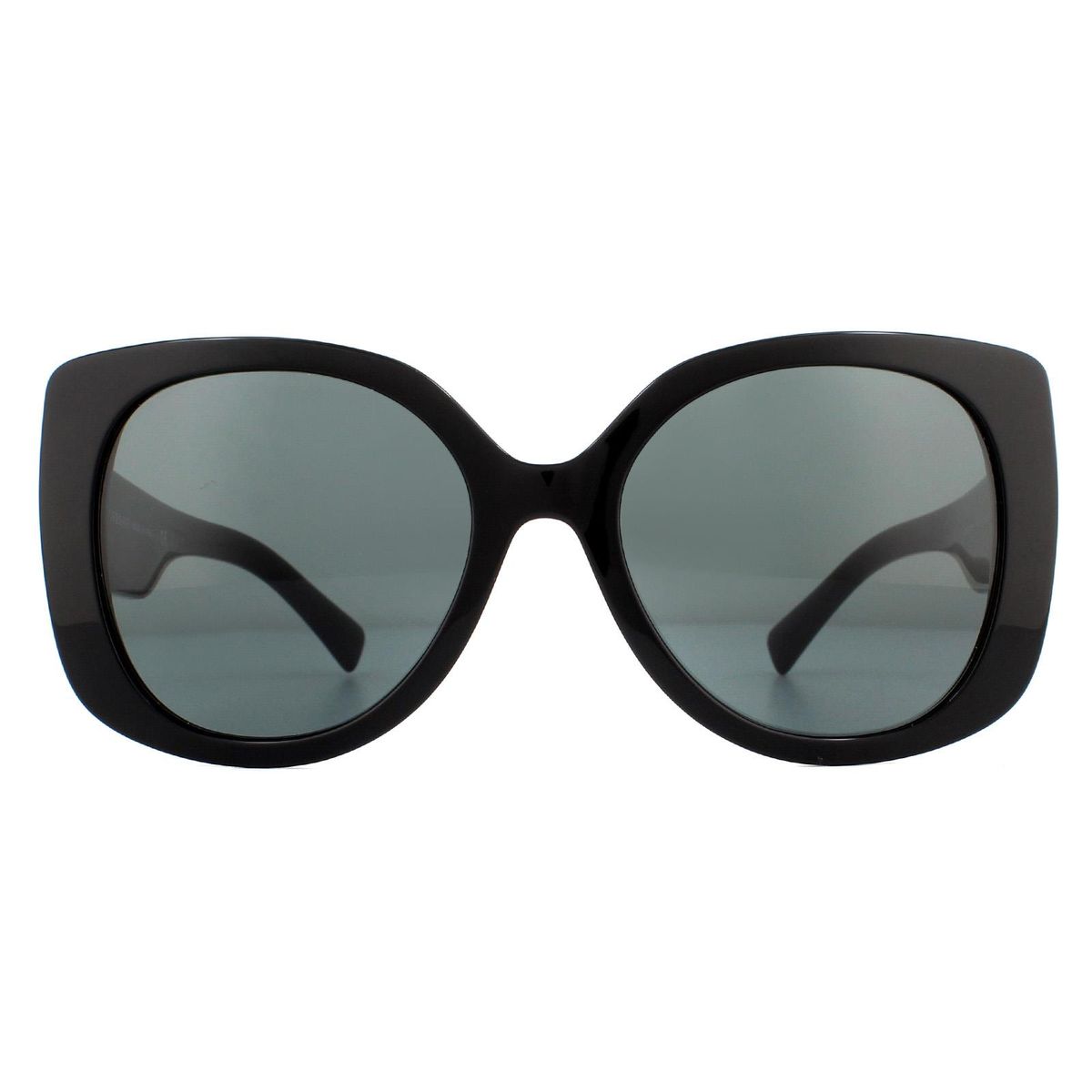 Klobige eckige Sonnenbrille mit Logo