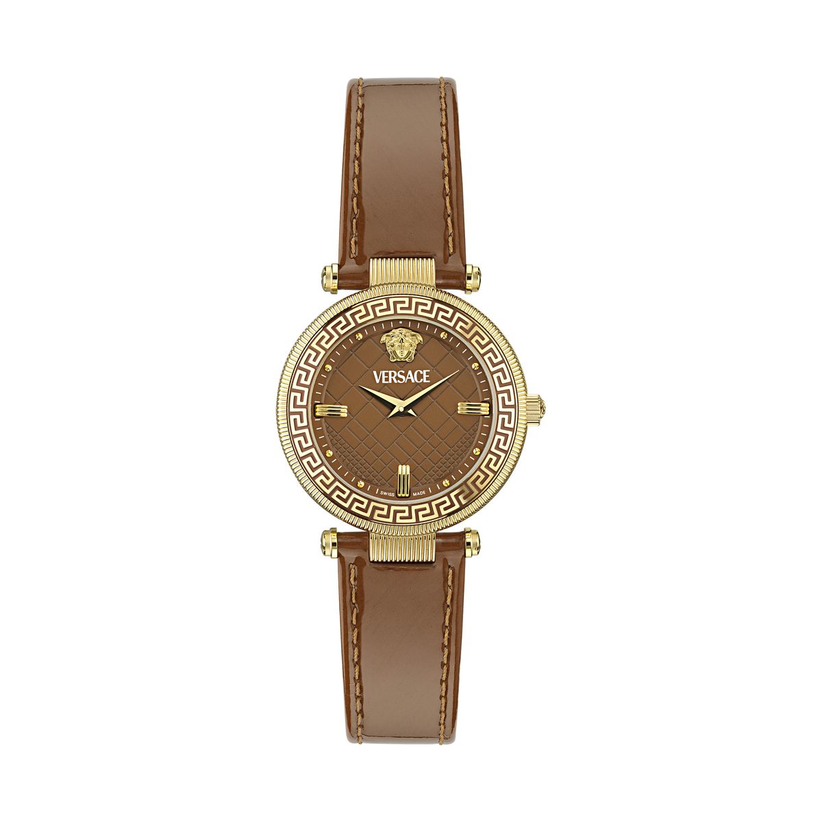Eleganter Reve Zeitmesser mit Greca-Muster