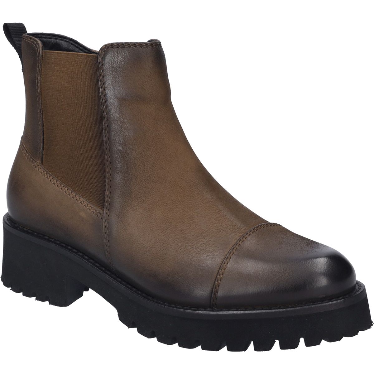 Robuste Leder-Chelsea-Stiefeletten