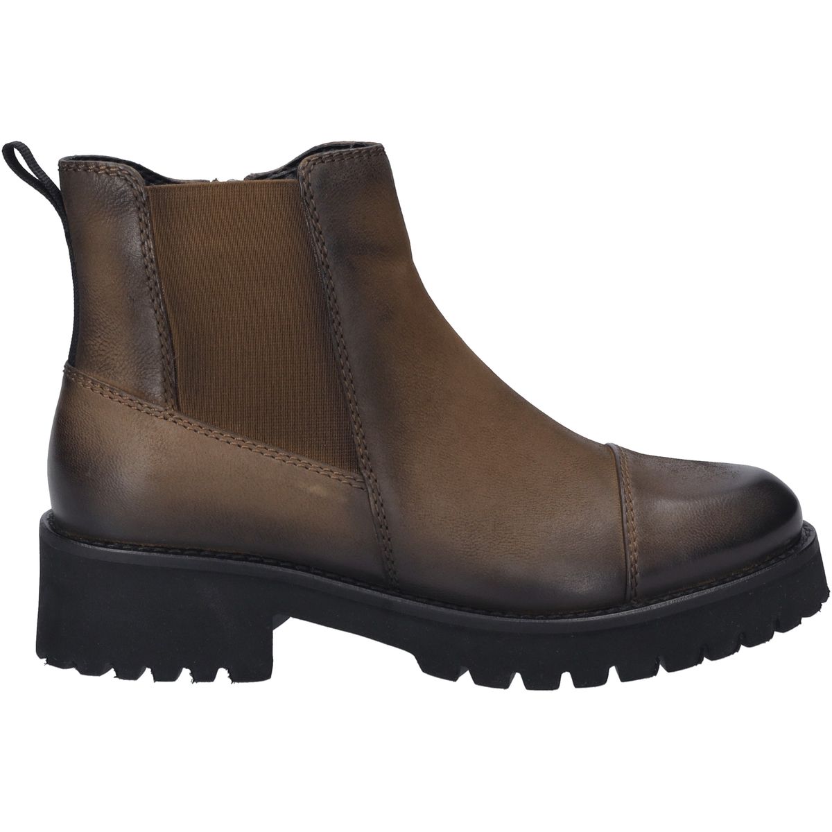 Robuste Leder-Chelsea-Stiefeletten
