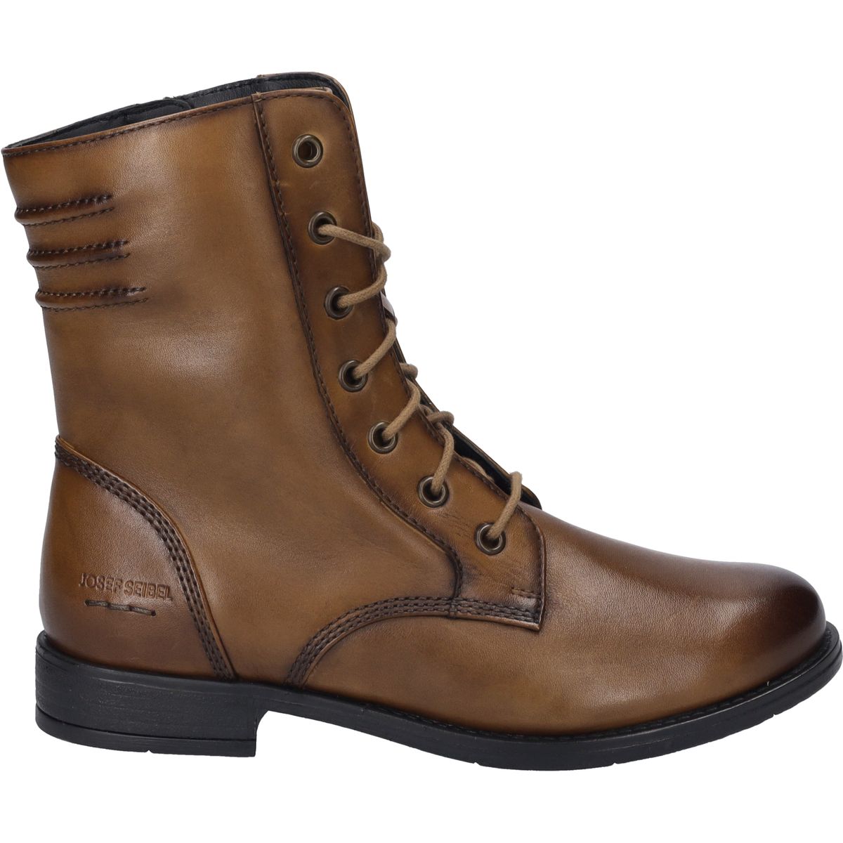 Schnürstiefeletten aus Leder