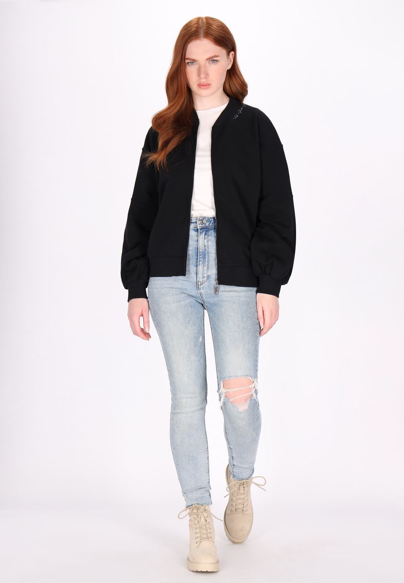 Sweatjacke im Bomber-Stil