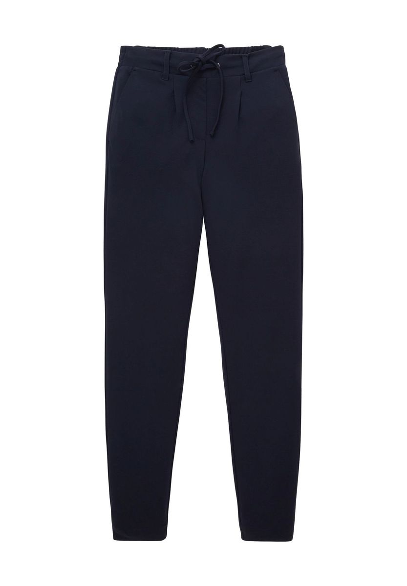 Lockere Knöchellange Kordelzug-Hose