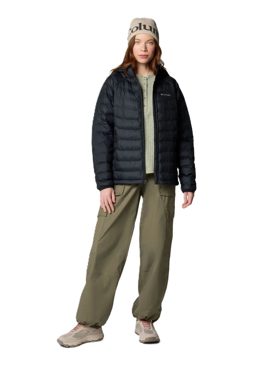 Leichte isolierte Steppjacke mit Kapuze