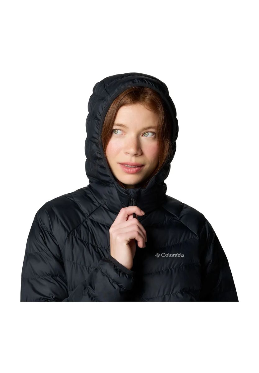Leichte isolierte Steppjacke mit Kapuze