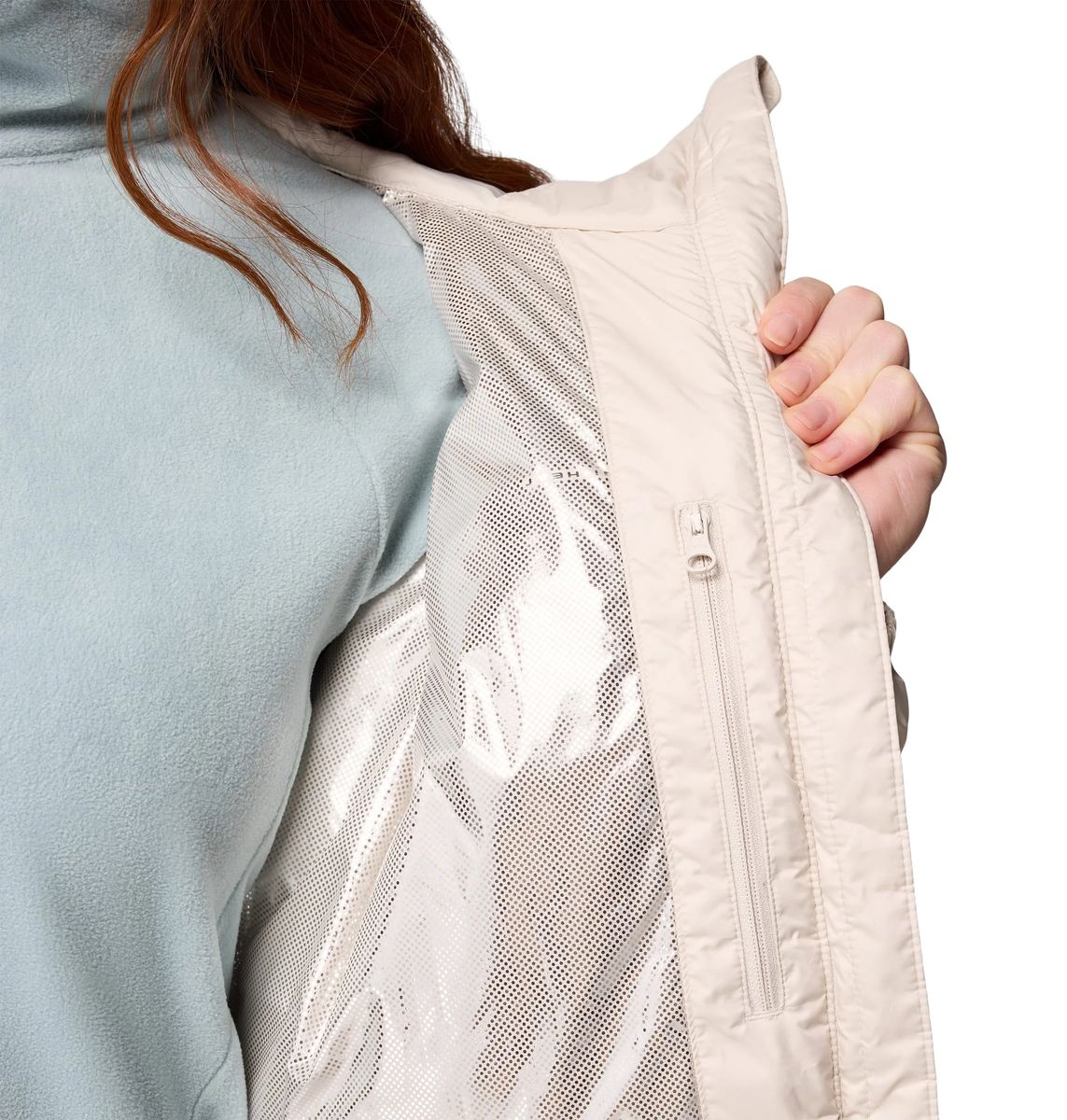 Gesteppte Pufferjacke mit Stehkragen