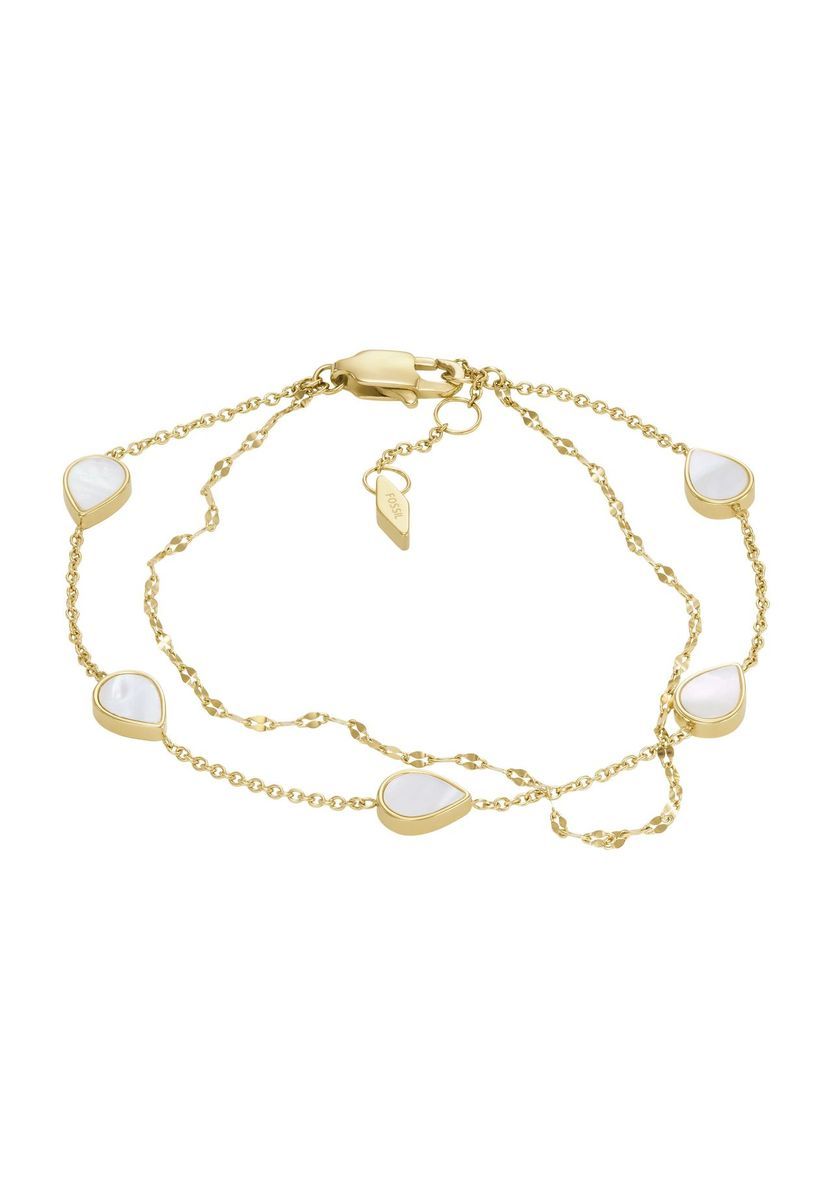 Doppelreihiges Perlmutt-Armband