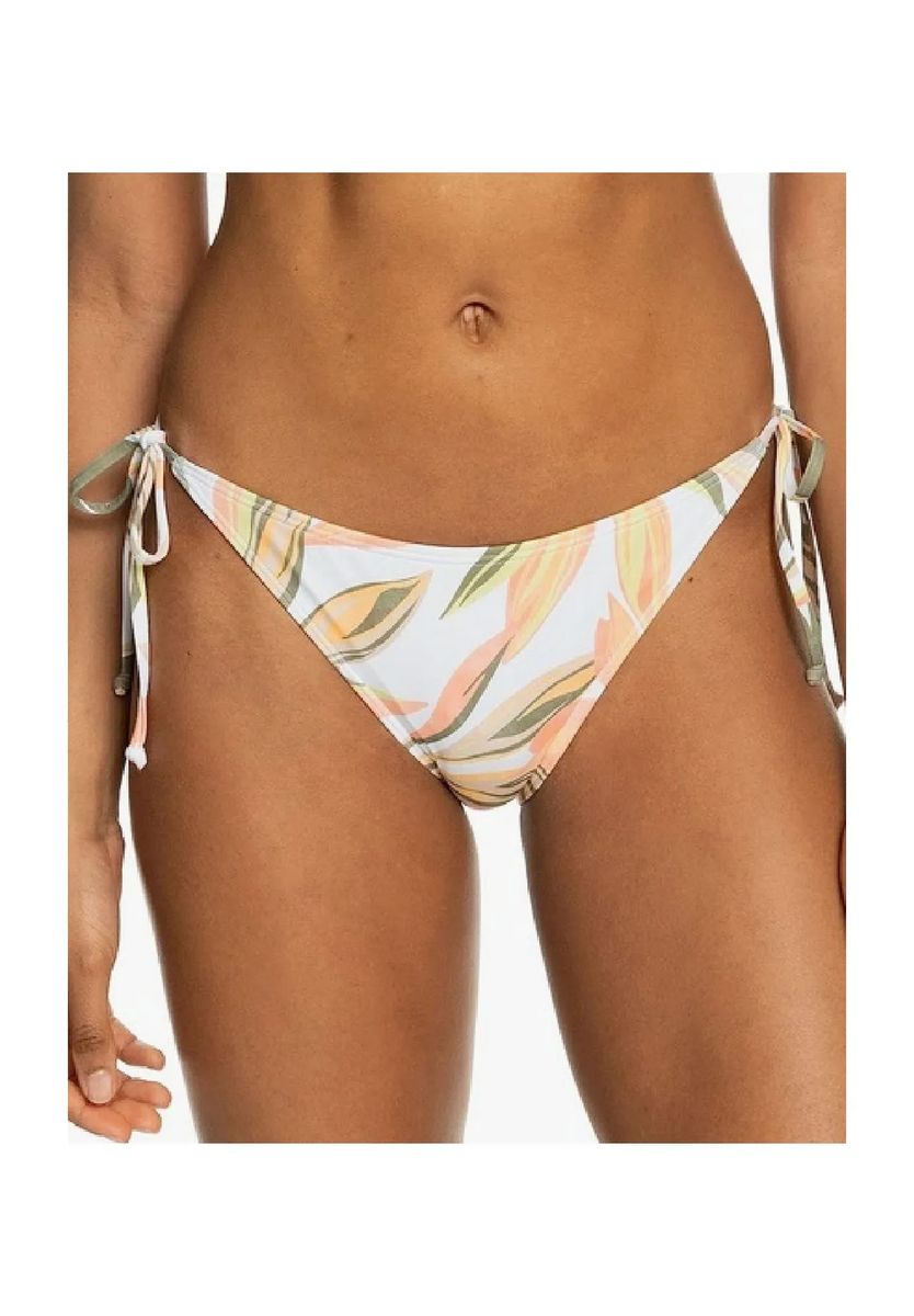 Bikinihose mit Blumenmuster und Seitenschnürung