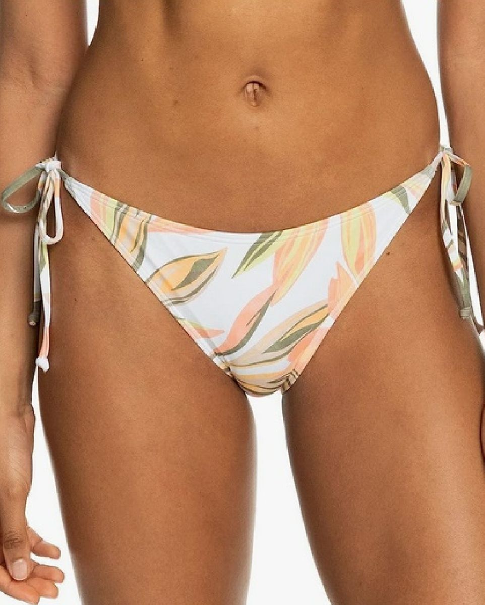 Bikinihose mit Blumenmuster und Seitenschnürung