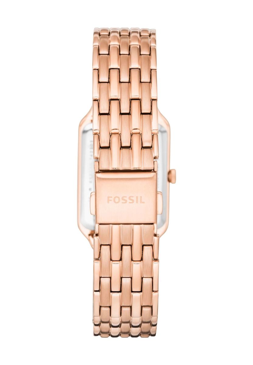 Elegante rechteckige Armbanduhr in Roségold