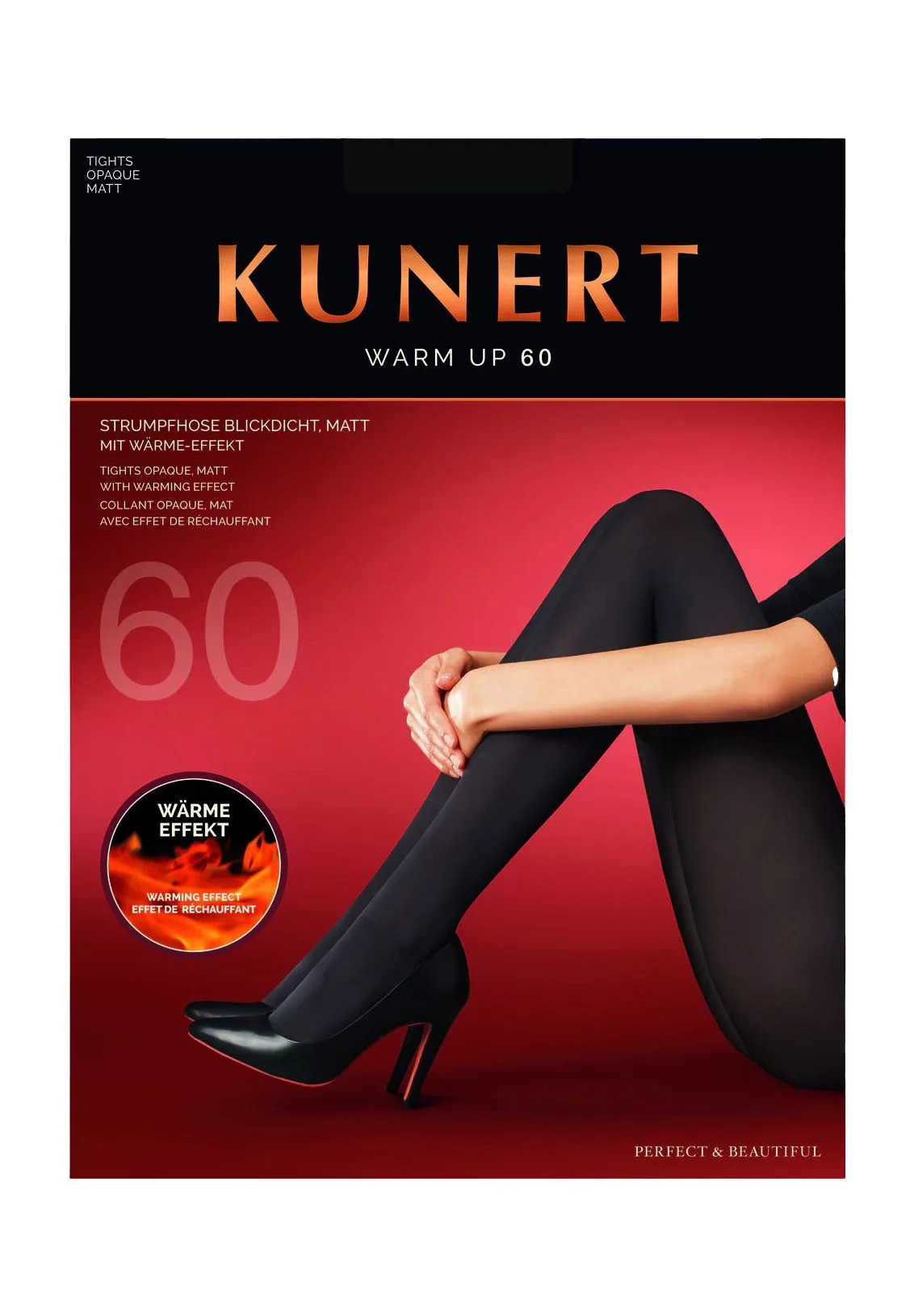 Blickdichte Thermostrumpfhose mit mattem Finish