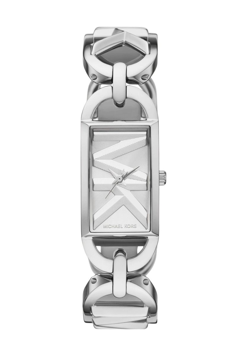 Elegante rechteckige Gliederketten-Uhr