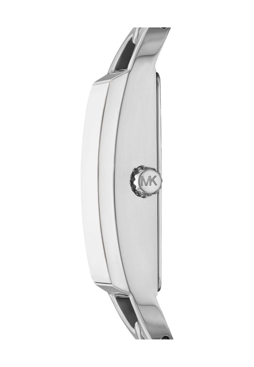Elegante rechteckige Gliederketten-Uhr