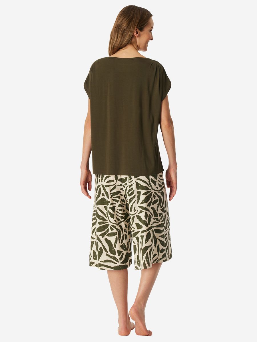 Premium-Loungewear-Set mit T-Shirt und Culotte