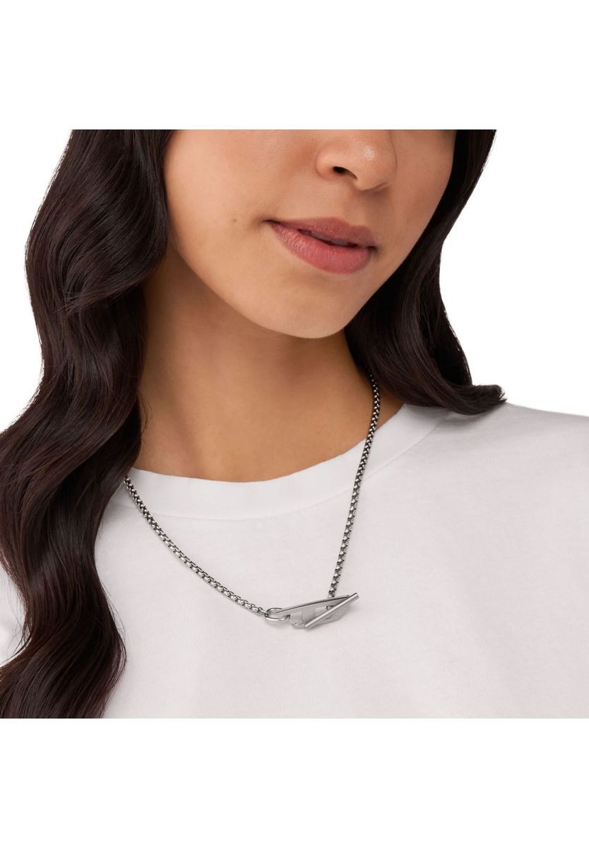 Gliederkette mit Logo-Knebelverschluss