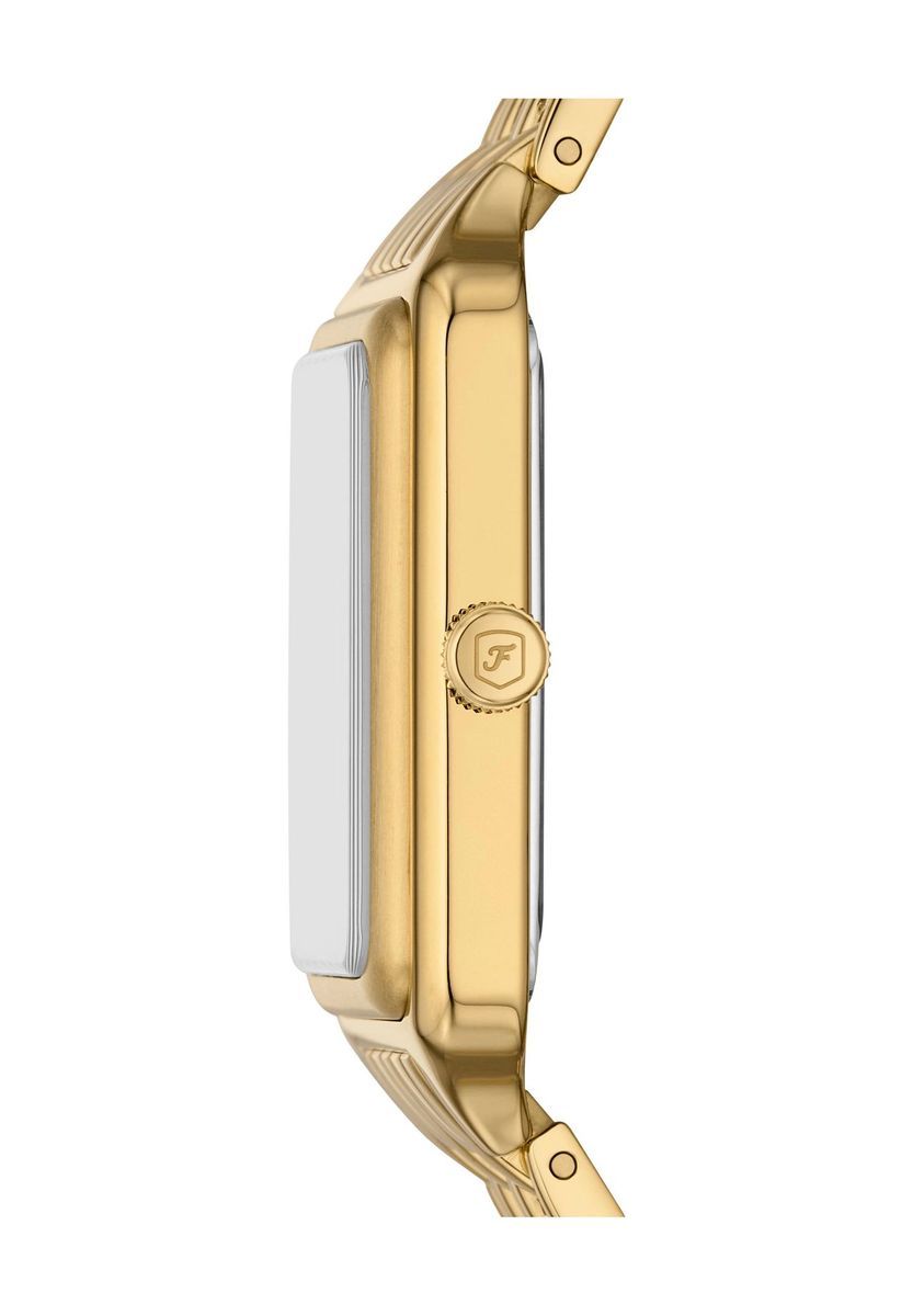 Elegante rechteckige Uhr mit Malachit-Zifferblatt